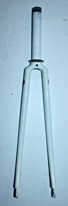 Vintage Tange Road Bike Bladed Fork 700c 1" Threaded 160mm Chromoly USA Shipping - Picture 1 of 18