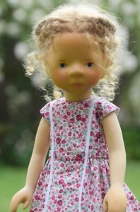 Neues Baumwollkleid für Elisabeth Pongratz 14" Puppen - Bild 1 von 6
