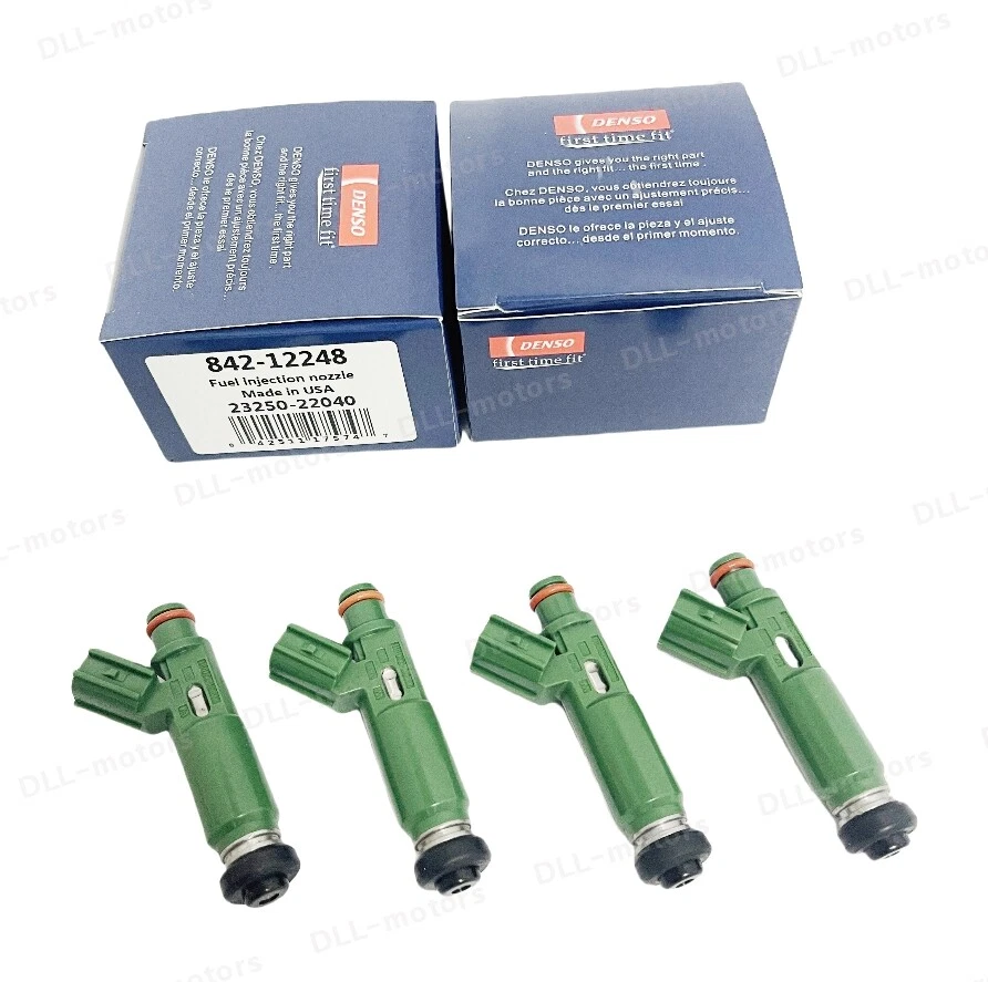 4Pcs Denso Fuel Injectors 23250-74100 for Toyota Camry 2.0L 2.2L I4 92-00