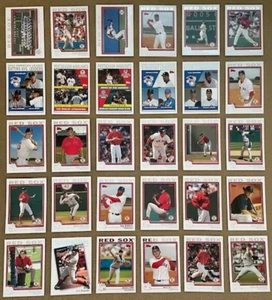 BOSTON RED SOX Complete 2004 Topps 30-Card Team Set WORLD SERIES CHAMPIONS - Picture 1 of 1