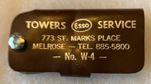 Llavero Melrose WI Wisconsin TOWERS ESSO SERVICIO Publicidad Automóvil Gasóleo - Imagen 1 de 2