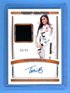 Toni Breidinger 20/99 2024 Panini National Treasures Firesuit Signatures #FS-TBG - Picture 1 of 2