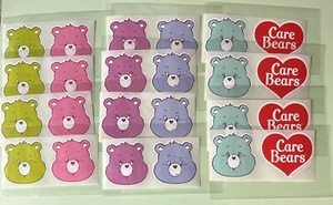 Care Bears 12 Sheets Of Cute Stickers 24 Stickers Children’s Party Bag Fillers - Picture 1 of 4