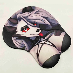 Podkładka pod mysz 3D Oppai Podkładka pod mysz z podparciem nadgarstka Ulga w bólu Anime Manga pad Loona - Zdjęcie 1 z 10