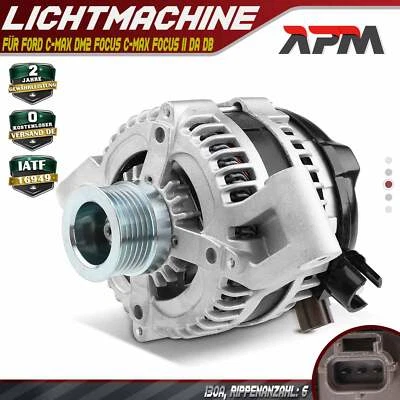 Alternateur Générateur 130A 12V Pour Ford C-Max DM Focus C-Max Focus 2 DA DB - Photo 1/4