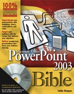 Microsoft Office - Power Point 2003 Bible With CD by Faithe Wempen - Picture 1 of 1