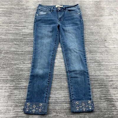 Jeans Guess Talla 14 Juvenil Puño Recto Medio Lavado Azul Denim Foto 1 de 4