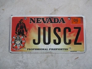 Nevada 2015 Profi Feuerwehr Nummernschild # JUSCZ - Bild 1 von 1
