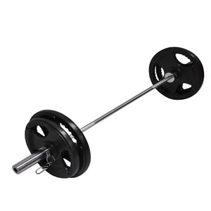 79KG Weight Set 150CM Olympic Barbell Bar 70KG Weight Plate FREE Spring Collar - Picture 1 of 8