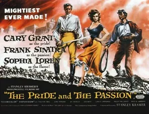THE PRIDE AND THE PASSION MOVIE POSTER Frank Sinatra - Picture 1 of 1