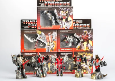 G1 Reissue Dinobots set Grimlock/Snarl/Swoop/Slag/Sludge IN BOX In STOCK - Image 1 of 4