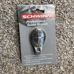 VINTAGE SCHWINN PROFESSIONAL CENTENNIAL SPOKE WRENCH GREEN DOT .130” NEW SEALED - Picture 1 of 5
