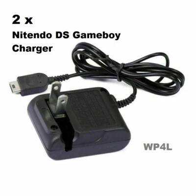 2 x Cargador de viaje de pared para el hogar Nintendo DS NDS GBA Gameboy Advance SP adaptador de CA Foto 1 de 4