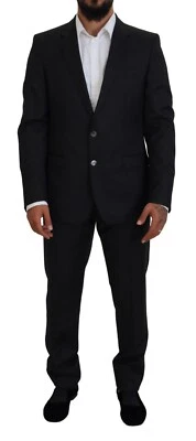 DOLCE & GABBANA Suit 2 Piece MARTINI Melange Grey Wool EU52/US42/L RRP 2480usd - Image 1 of 4