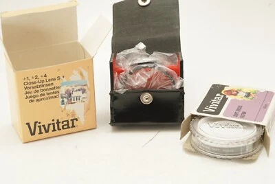 VIVITAR 49mm  SOFT FOCUS Lens FILTER And Close-Up Set  Combo Excellent 2 For 1 - Image 1 of 4
