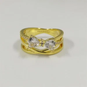 Schleife Crossover Band Ring Pandora Funkelnd - Bild 1 von 5