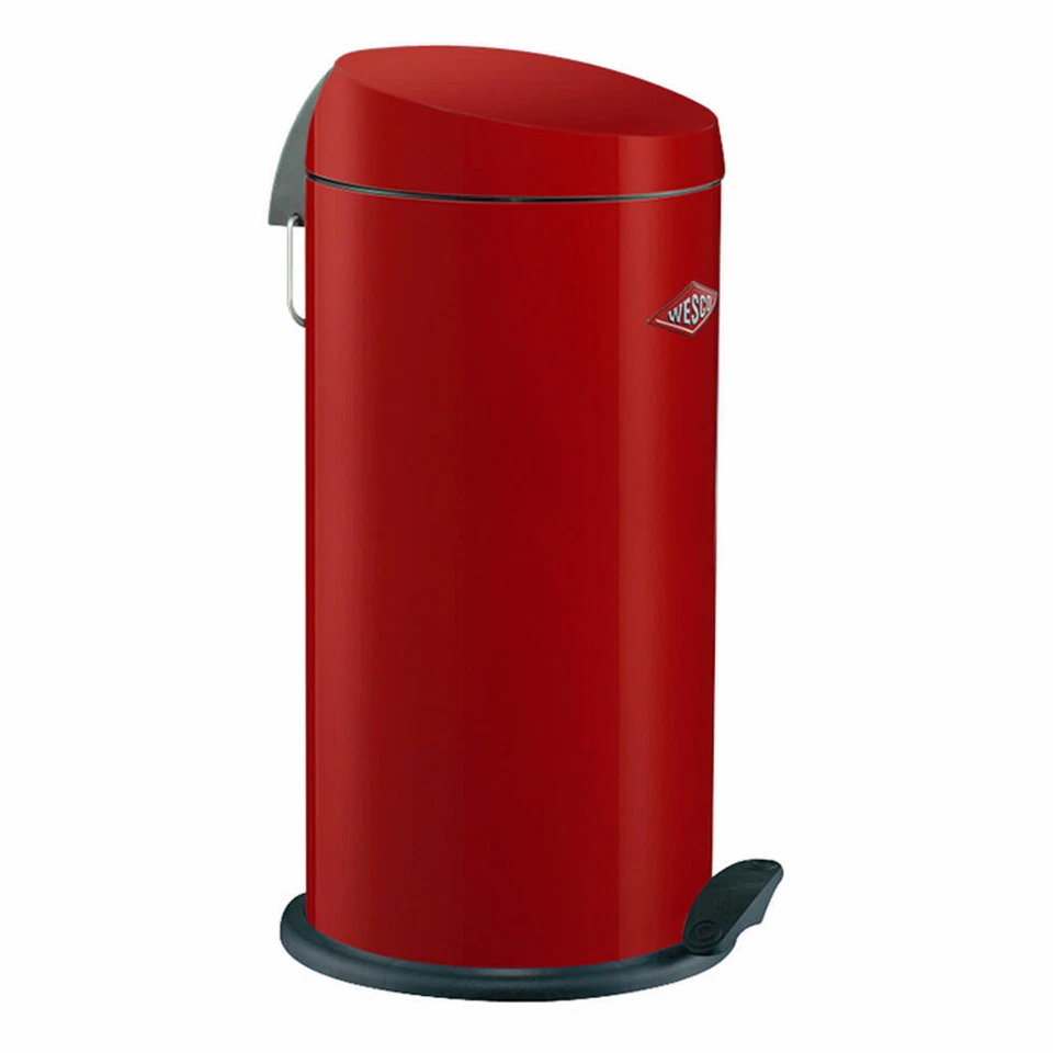 Wesco Abfallsammler Capboy Maxi Base Tretabfallsammler Mülleimer Rot 22 Liter - Bild 1 von 1