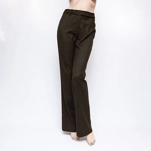Pantalones de vestir Michael Kors verde lana virgen sin forro kdI212a $850 6x33  - Imagen 1 de 9