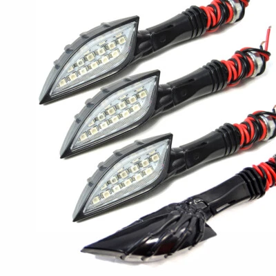 2x Motorcycle Turn Signal Light for Kawasaki Concours 1000 14 Eliminator 125 Foto 1 de 4