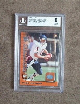 1999 Leaf Rookies & Stars Cade McNown Rookie Card #217 BGS Graded 8 NM-MT - Image 1 of 2