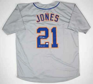 Cleon Jones Signed New York Mets Jersey “69 W.S.C.” (JSA COA) 1969 Amazin' Mets - Picture 1 of 7