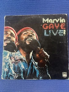 MARVIN GAYE LIVE Vinyl LP 1973 Classic Soul Album Ultrasonically Cleaned - Imagen 1 de 10