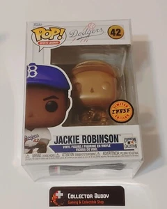 Jackie Robinson Fielding Limited Chase Funko Pop! Sports Legends 42 Dodgers Gold - Bild 1 von 1