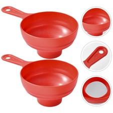 2 pz canne imbuto largo plastica imbuto olio in plastica