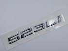 For 523Li Car Rear Sticker Trunk Emblem Boot Back Logo Letters Silver Chrome