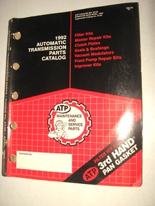1992 ATP Automatic Transmission Parts Catalog, # AT-92 - Picture 1 of 2