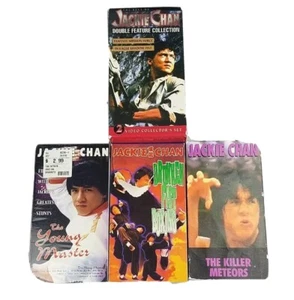 (Lot Of 5) Vintage JACKIE CHAN Kung Fu VHS Movies Martial Arts Cult Classic - Picture 1 of 12