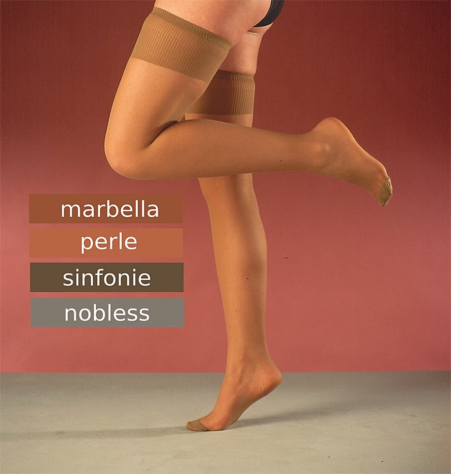 Halterlose Feinstrümpfe 20den Nylonstrümpfe sehr elastisch und faltenfrei Nylons - Bild 1 von 1