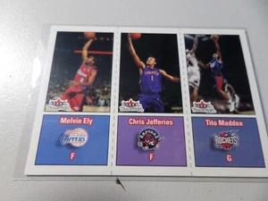 2002-03 Fleer Tradition Melvin Ely Chris Jefferies Tito Maddox #276 Rookie RC - Picture 1 of 1