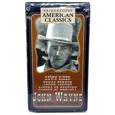 John Wayne Western Collection VHS Video Movie Cassette Sealed New 96993 9769D - Image 1 of 4