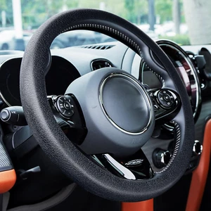 Car Steering Wheel Cover for Men Women, 13"-17" Silicone Anti-Slip Thin Steering - Picture 1 of 7