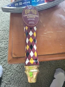 OMMEGANG ABBEY A rich, aromatic, burgundian brew BREWERY Beer Handle Tap Pull - Picture 1 of 4