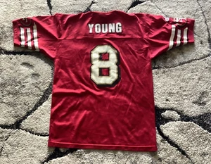 NFL Champion San Francisco 49ers Steve Young Men’s Medium Jersey *EUC - Picture 1 of 4