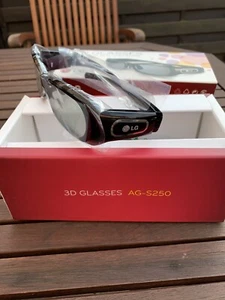 LG 3D Brille Glasses AG S 250 / AL Active Shutterbrille Schwarz Neu - Bild 1 von 7