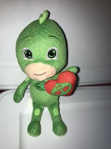 Máscaras PJ de gran tamaño 9 pulgadas Gecco niño peluche rana con corazón - Imagen 1 de 5