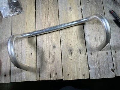 Manillar AMBROSIO Campion Bars 380 mm aleación usada bicicleta vintage Italia Foto 1 de 4