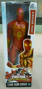Marvel Ultimate Spider-Man WEB-WARRIRS Titan Hero Series Iron Spider Figure - Picture 1 of 5