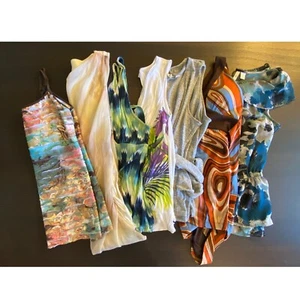 Set of 7 Sleeveless Summer Tops - All fit like size: XS - Picture 1 of 23