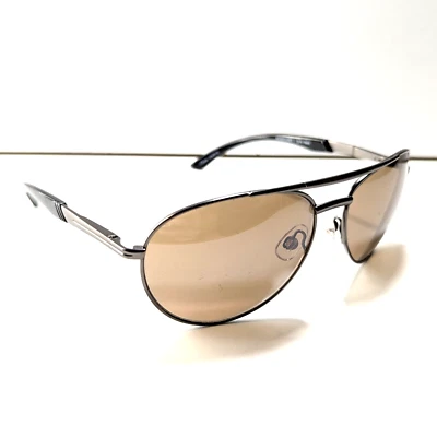 Foster Grant Adventurer 1 Gum Fwm 031568591525 Brown Metal Black Aviator  - Image 1 of 4