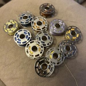 12 Bernina Metallspulen Rotary Style für 180, 200, 220, 1630 & 730E - Bild 1 von 2