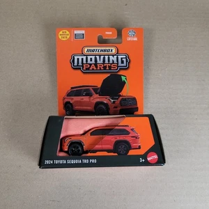 2025 Matchbox Moving Parts 2024 Toyota Sequoia TRD PRO #29 Orange  - Picture 1 of 3