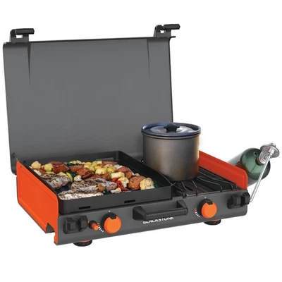 Plancha de propano Blackstone 14.400 BTU Adventure Ready 14" con quemador lateral Foto 1 de 4