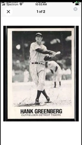 1977-84 TCMA Renata Galasso - Series 2 Hank Greenberg #82 - Picture 1 of 1