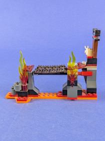 LEGO NINJAGO Lava Falls 70753 Incomplete Set Pre-Owned