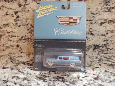 Johnny Lightning Cadillac Hearse Hobby Exclusive White Lightning RARE E - Image 1 of 4