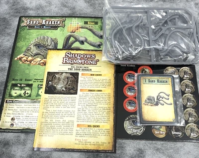 Shadows of Brimstone Sand Kraken XXL Enemy Pack figure, cards etc NEW (Unboxed) - Image 1 of 4